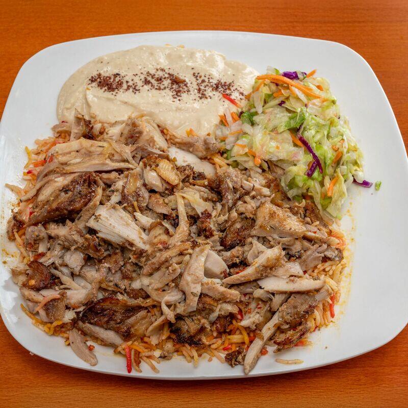 Chicken Shawarma Over Rice