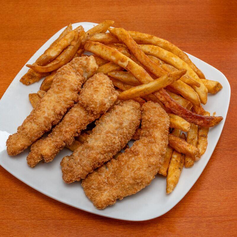 #12 Chicken Strips and fries