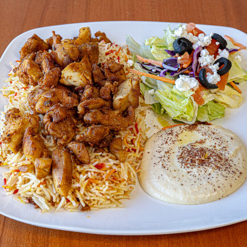 Boneless Tikka Chicken Over Rice 