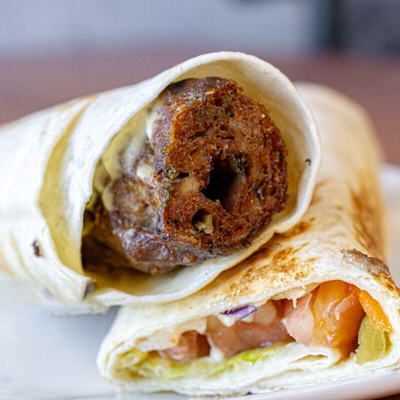 Chicken Seekh Kabab Wrap