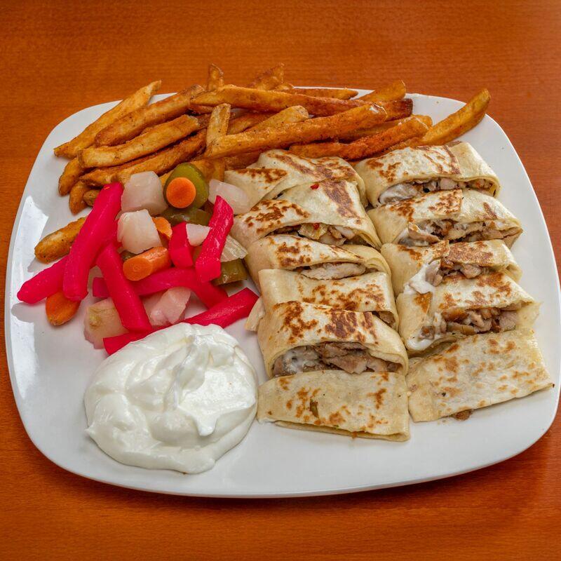 #8 Chicken Shawarma Combo